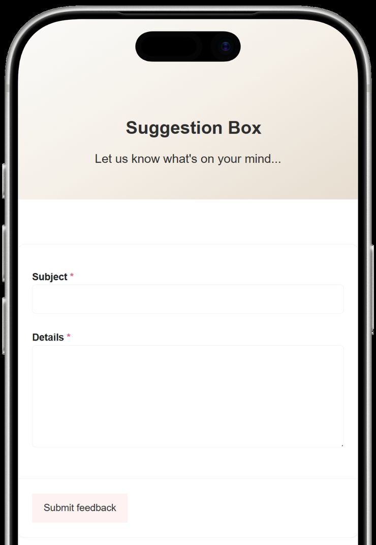 Screenshot showing the SavvyIdeas inbox